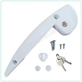 PX522 Puxador horizontal com Chave branca