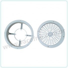 CJ450 Conjunto de aro e grade 200mm branco